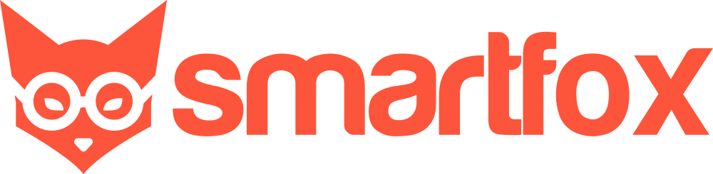 smartfox logo bright orange